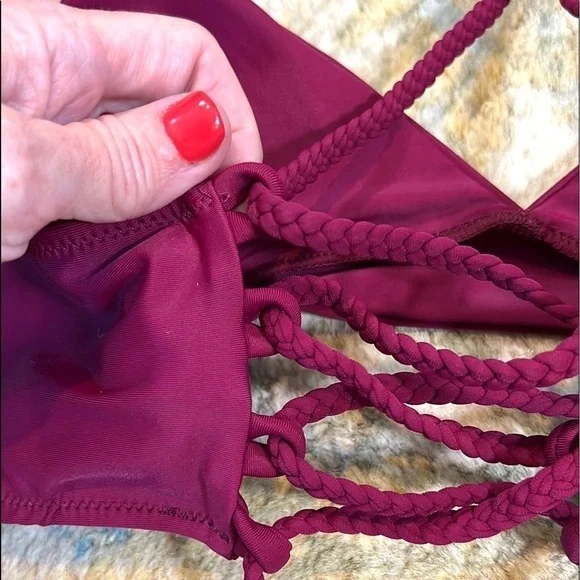 ⭐️NWT,Zaful,Bikini Top, Adjustable, Threaded Back, Super Stretchy Straps, Padded - Picture 5 of 7